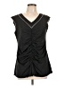 Essentials by Milano Black Sleeveless Blouse Size L - photo 1