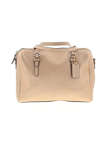 Coach Factory Leather Satchel (view 1)