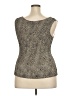 George 100% Polyester Tan Sleeveless Top Size 18-20W - photo 2