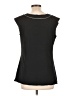 Essentials by Milano Black Sleeveless Blouse Size L - photo 2