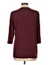 Unbranded Burgundy 3/4 Sleeve Top Size L - photo 2