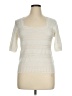 Sam Edelman 100% Polyester Ivory Short Sleeve Top Size XL - photo 1
