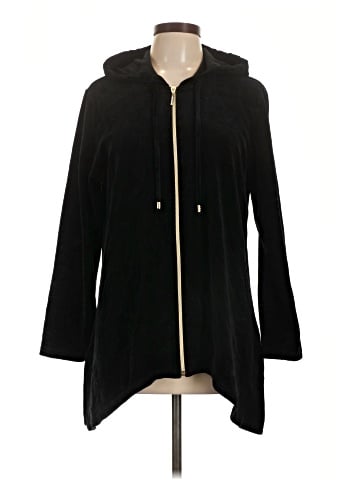Zenergy by Chico's Zip Up Hoodie (view 1)