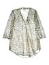 Jordan Taylor Animal Print Silver Gold Swimsuit Cover Up Size M - photo 2