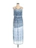 City Triangles 100% Polyester Tie-dye Blue Casual Dress Size XL - photo 1