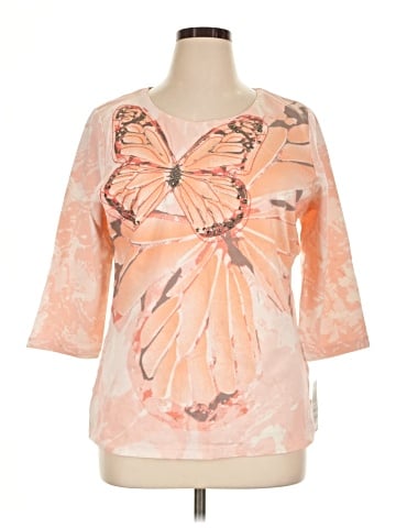 JM Collection 3/4 Sleeve Blouse (view 1)