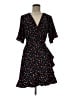 7 For All Mankind 100% Polyester Hearts Black Cocktail Dress Size M - photo 1