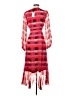 Milly Plaid Red Casual Dress Size 2 - photo 2