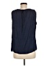 Black Label by Chico's 100% Silk Blue Sleeveless Silk Top Size Med (1) - photo 2