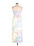 Derek Heart Tie-dye White Cocktail Dress Size XL - photo 2