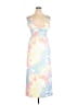 Derek Heart Tie-dye White Cocktail Dress Size XL - photo 1