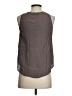 Boden 100% Viscose Brown Sleeveless Blouse Size 2 - photo 2