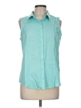 Talbots Outlet Sleeveless Button Down Shirt