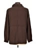Pendleton 100% Silk Brown Long Sleeve Silk Top Size Lg Petite - photo 2