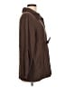 Pendleton 100% Silk Brown Long Sleeve Silk Top Size Lg Petite - photo 4