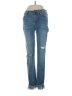 Free People Hearts Blue Jeans Size 26 waist - photo 1