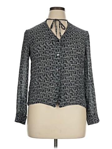 Rena Rowan Long Sleeve Silk Top (view 1)
