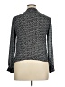 Rena Rowan 100% Silk Gray Long Sleeve Silk Top Size 14 - photo 2