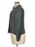 Rena Rowan 100% Silk Gray Long Sleeve Silk Top Size 14 - photo 5