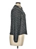 Rena Rowan 100% Silk Gray Long Sleeve Silk Top Size 14 - photo 4