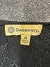 Democracy 100% Rayon Black Short Sleeve Top Size M - photo 7