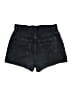 Pull&Bear Black Denim Shorts Size 10 - photo 2
