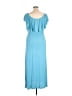 Violeta by Mango Blue Casual Dress Size 14 - photo 2