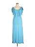 Violeta by Mango Blue Casual Dress Size 14 - photo 1