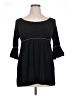 Studio M Black 3/4 Sleeve Top Size XL - photo 1