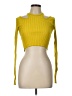 Simon Miller Yellow 3/4 Sleeve Turtleneck Size Lg (III or 3) - photo 1