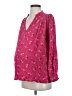 Hatch Pink Long Sleeve Blouse Size Sm Maternity (1) - photo 1