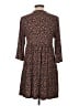 Pull&Bear Animal Print Brown Casual Dress Size L - photo 2