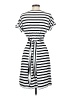 Chaps Stripes White Casual Dress Size S - photo 2