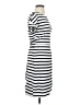 Chaps Stripes White Casual Dress Size S - photo 4