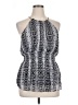 Express 100% Polyester Silver Sleeveless Blouse Size XL - photo 1
