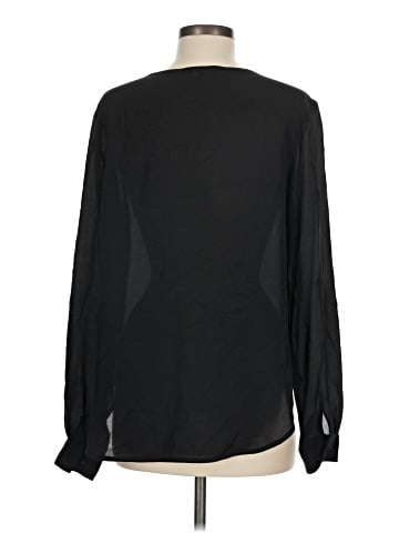 Otte Long Sleeve Silk Top (view 2)