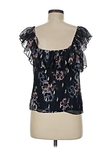 Rebecca Taylor Short Sleeve Silk Top (view 2)