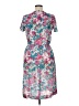Darian Floral Blue Casual Dress Size 14 Petite - photo 2