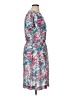 Darian Floral Blue Casual Dress Size 14 Petite - photo 4