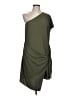 Trouve 100% Polyester Solid Green Casual Dress Size L - photo 1