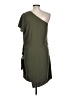 Trouve 100% Polyester Solid Green Casual Dress Size L - photo 2