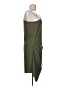 Trouve 100% Polyester Solid Green Casual Dress Size L - photo 4