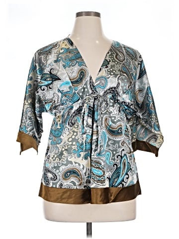 BCBGMAXAZRIA 3/4 Sleeve Blouse (view 1)