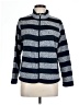 Croft & Barrow 100% Polyester Stripes Blue Jacket Size L (petite) - photo 1