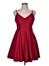 Lulus Hearts Burgundy Cocktail Dress Size M - photo 1