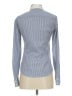 Theory Chevron-herringbone Blue Long Sleeve Button-Down Shirt Size P (petite) - photo 2