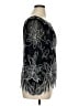 Jkara 100% Polyester Black 3/4 Sleeve Blouse Size XL (estimated) - photo 4