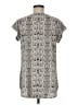 Express Gray Short Sleeve Blouse Size M - photo 2
