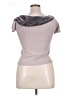 Moth Solid Purple Gray Short Sleeve Top Size XL - photo 2