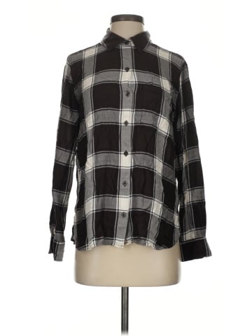 Cosmic Blue Love Long Sleeve Button-Down Shirt (view 1)